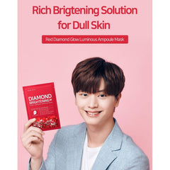 Diamond Brightening Calming Glow Luminous Ampoule Mask - koreanblossom