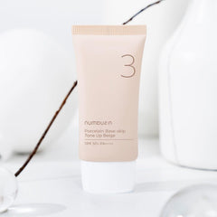 No.3 Porcelain Base-skip Tone Up Beige SPF50+