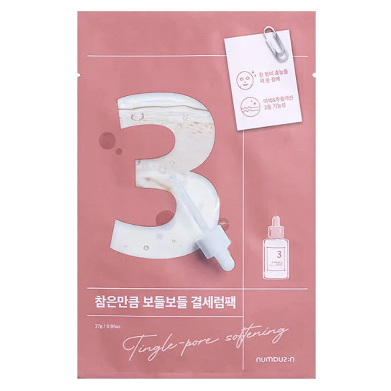 No.3 Tingle-Pore Softening Sheet Mask - koreanblossom