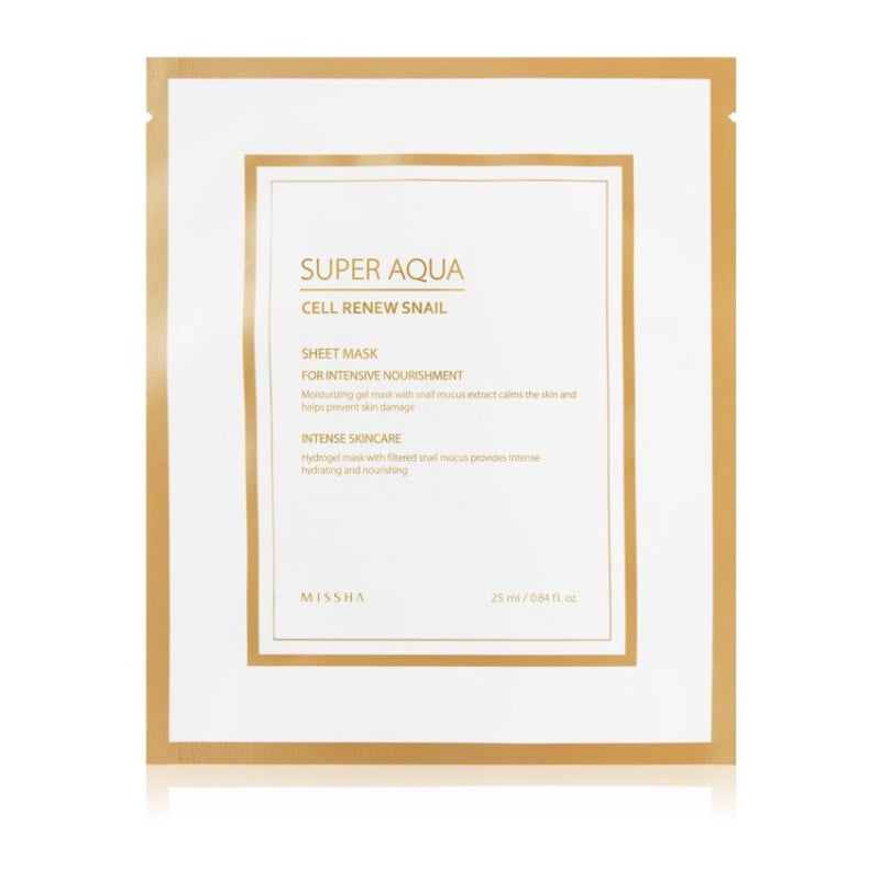 Super Aqua Cell Renew Snail Hydro Gel Mask - koreanblossom
