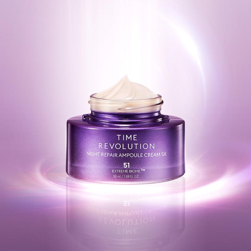 Time Revolution Night Repair Ampoule Cream 5x - koreanblossom