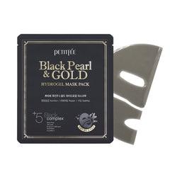 Black Pearl & Gold Hydrogel Mask Pack - koreanblossom