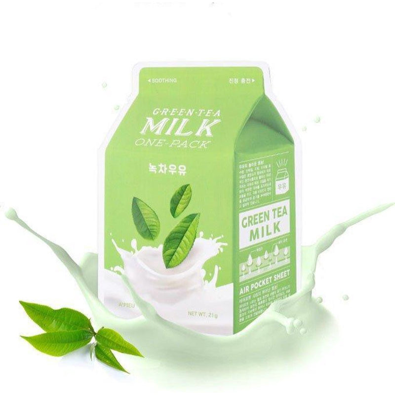 Milk One Pack #Green Tea Milk - koreanblossom