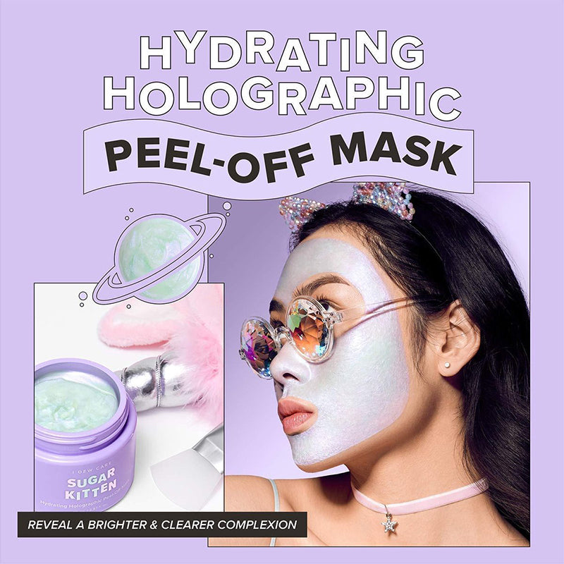 Sugar Kitten Hydrating Holographic Peel-Off Mask - koreanblossom