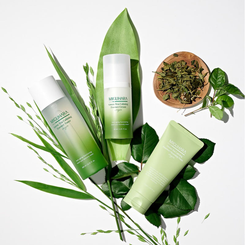 Green Tea Calming Essence Cleansing Foam Origin - koreanblossom