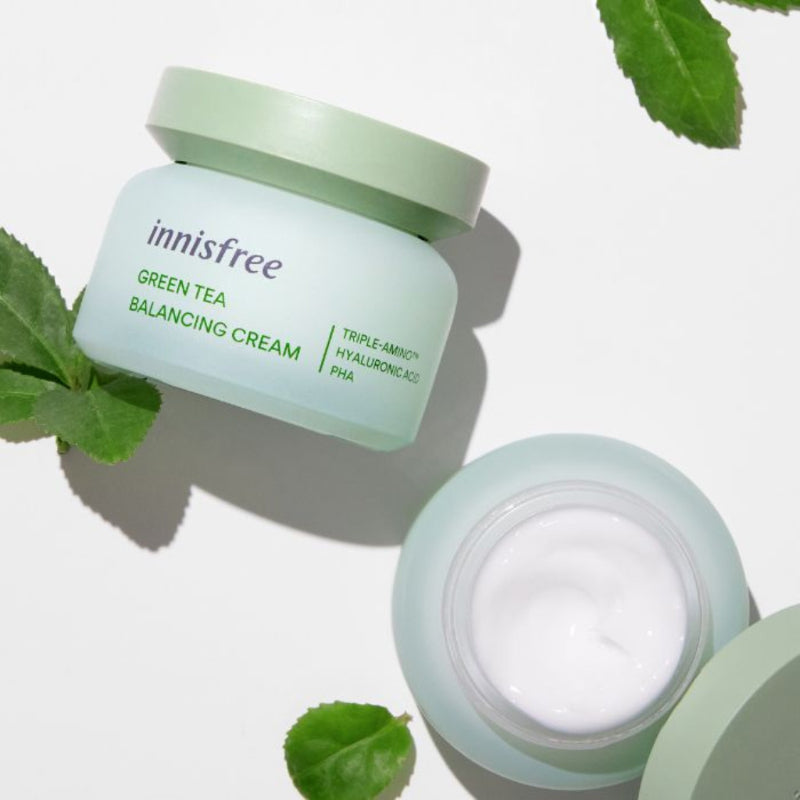 Innisfree Green Tea Balancing Cream - koreanblossom