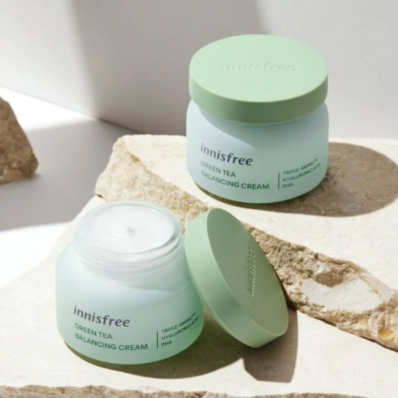 Innisfree Green Tea Balancing Cream - koreanblossom