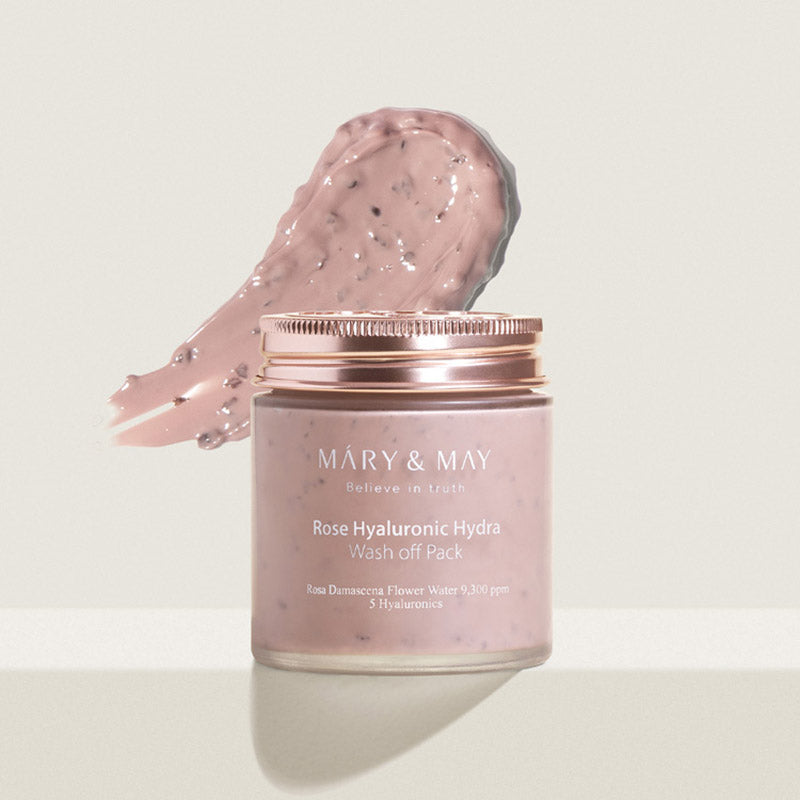 Rose Hyaluronic Hydra Wash Off Pack - koreanblossom