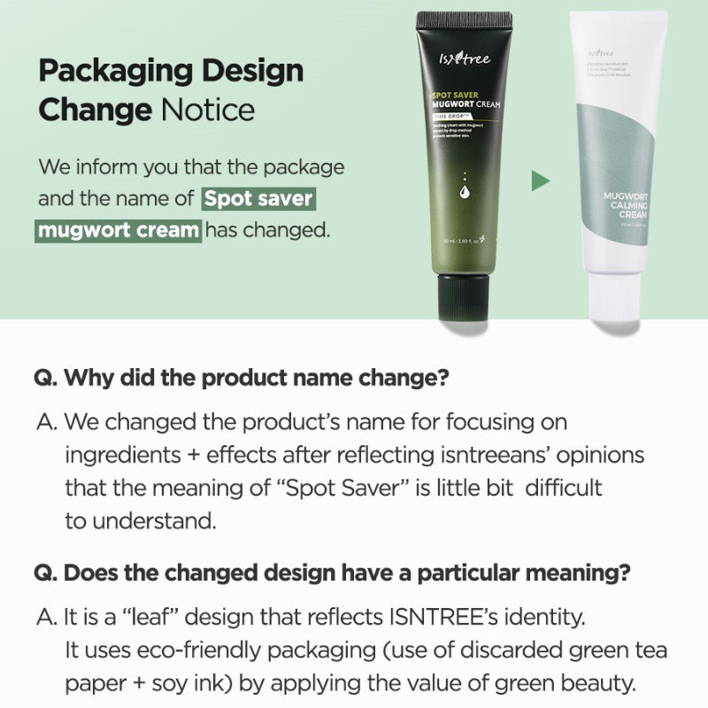 Mugwort Calming Cream - koreanblossom