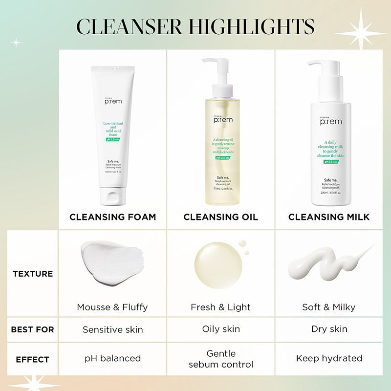 Safe me. Relief Moisture Cleansing Oil - koreanblossom