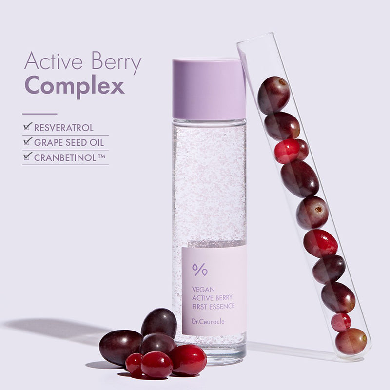 Vegan Active Berry First Essence - koreanblossom