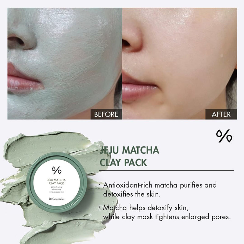 Jeju Matcha Clay Pack - koreanblossom