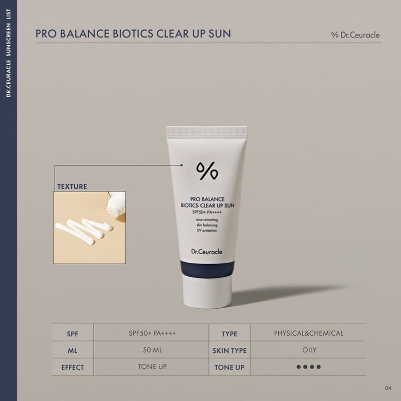 Pro Balance Biotics Clear Up Sun  SPF50 - koreanblossom