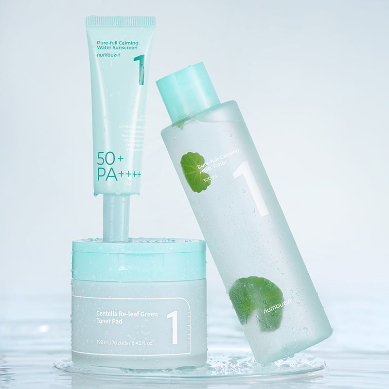 No.1 Centella Re-Leaf Green Toner Pad - koreanblossom