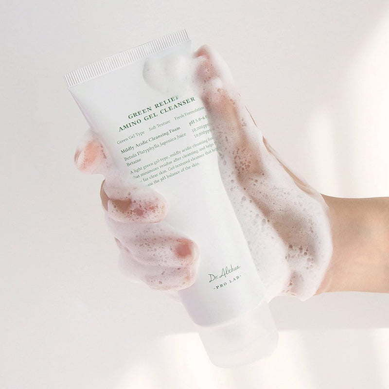 Green Relief Amino Gel Cleanser - koreanblossom