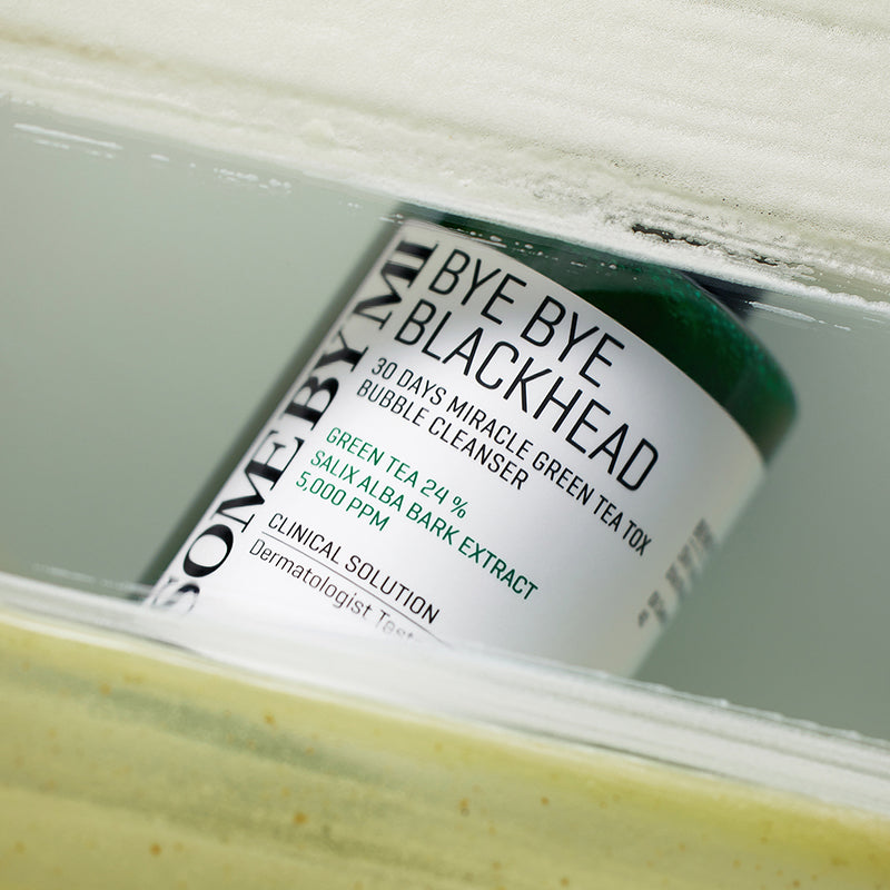 Bye Bye Blackhead 30 Days Miracle Green Tea Tox Bubble Cleanser - koreanblossom