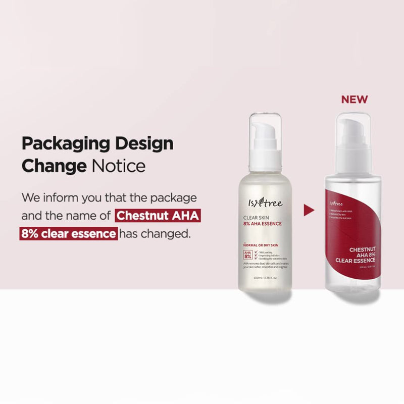 Chestnut AHA 8% Clear Essence - koreanblossom