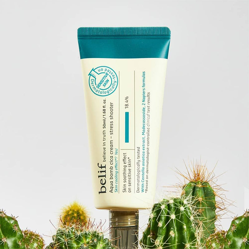 Aqua Bomb Cica Cream Stress Shooter - koreanblossom