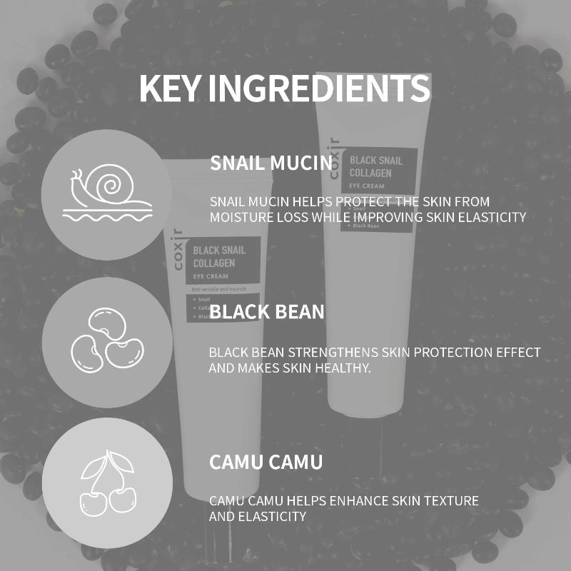 Black Snail Collagen Eye Cream - koreanblossom