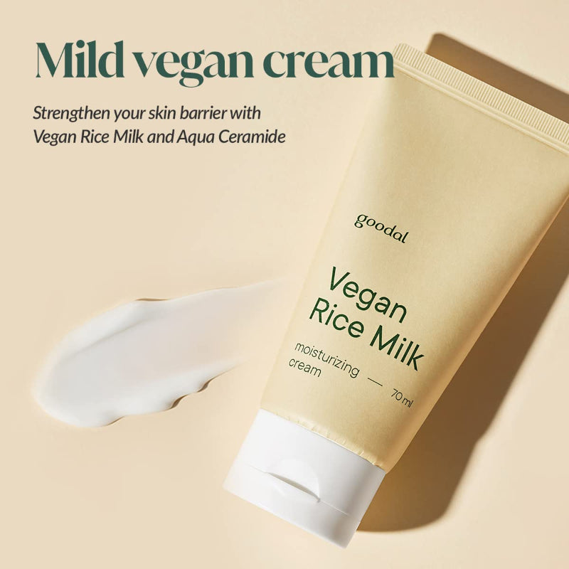 Vegan Rice Milk Moisturizing Cream - koreanblossom