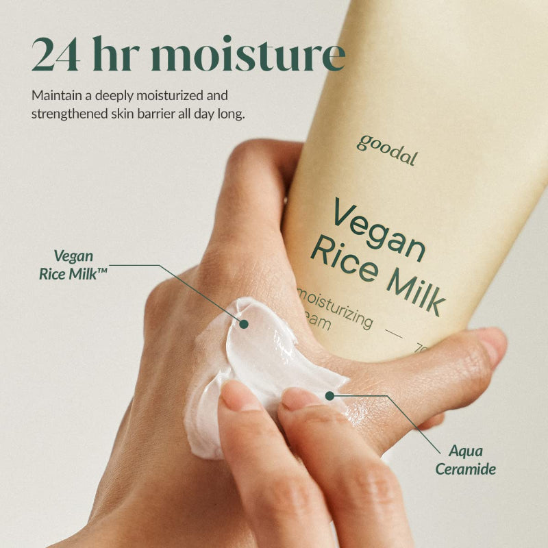 Vegan Rice Milk Moisturizing Cream - koreanblossom