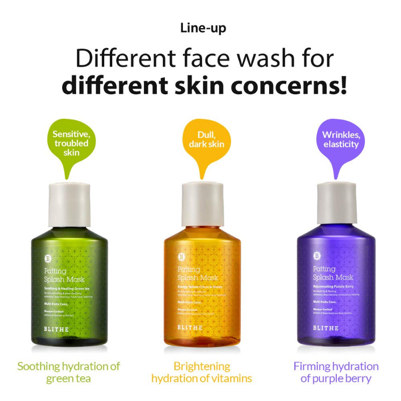 Patting Splash Mask Soothing & Healing Green tea - koreanblossom