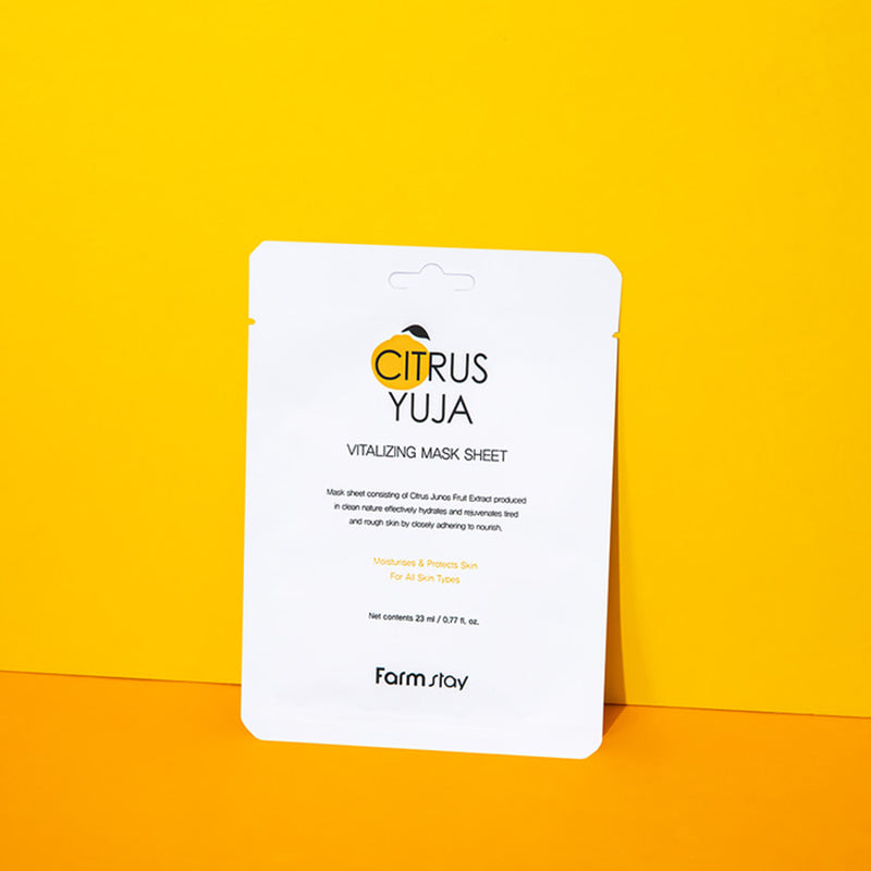 Citrus Yuja Vitalizing Mask Sheet - koreanblossom