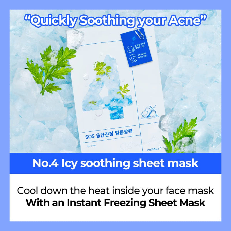 No.4 Icy Soothing Sheet Mask - koreanblossom
