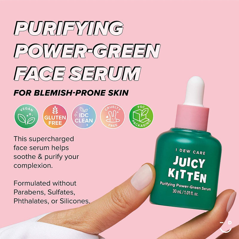 Juicy Kitten Purifying Power-Green Serum - koreanblossom