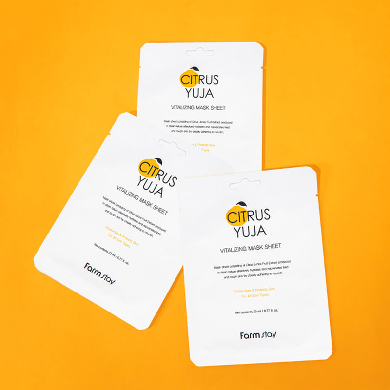 Citrus Yuja Vitalizing Mask Sheet - koreanblossom