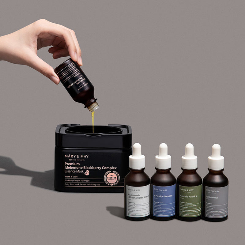 Premium Idebenone Blackberry Complex Essence Mask - koreanblossom
