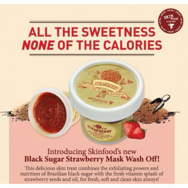 Black Sugar Strawberry Mask Wash Off - koreanblossom