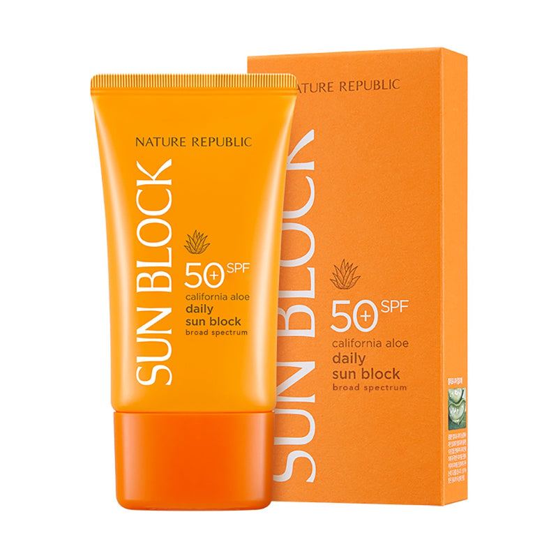 California Aloe Daily Moisture Sunblock spf50+ PA++++ - koreanblossom