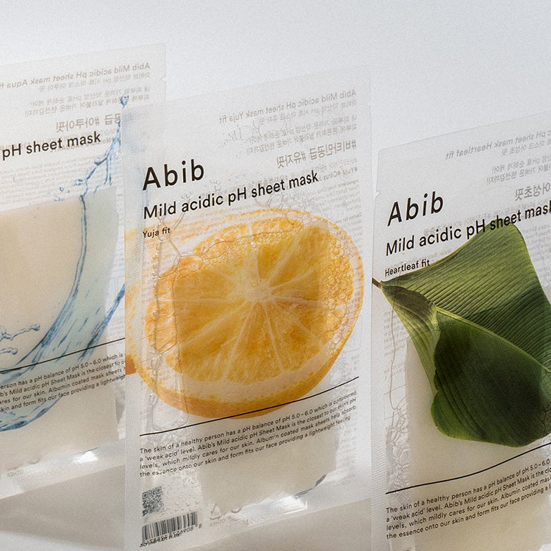 Mild Acidic pH Sheet Mask - koreanblossom