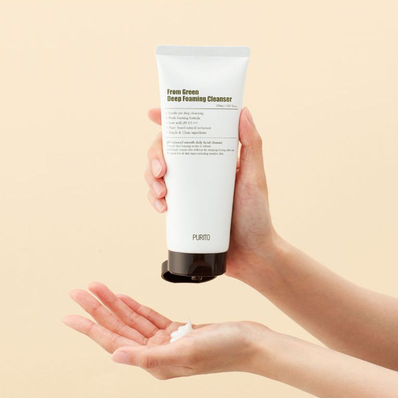 From Green Deep Foaming Cleanser - koreanblossom