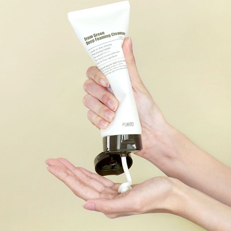 From Green Deep Foaming Cleanser - koreanblossom