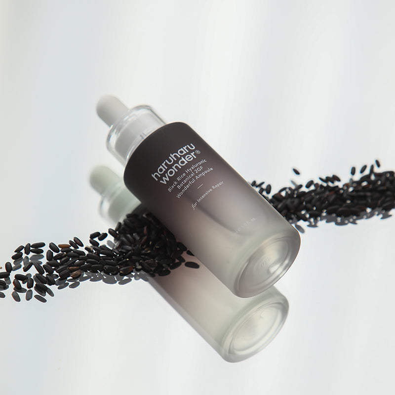 Black Rice Hyaluronic Botanical 2GF Wonderful Ampoule - koreanblossom