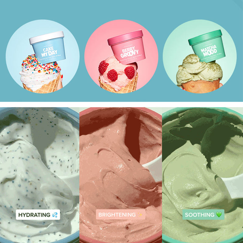 Mini Scoops Ice Cream Flavored Wash-Off Masks - koreanblossom