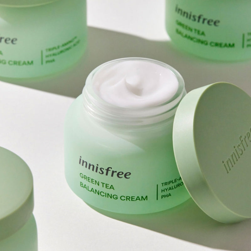 Innisfree Green Tea Balancing Cream - koreanblossom
