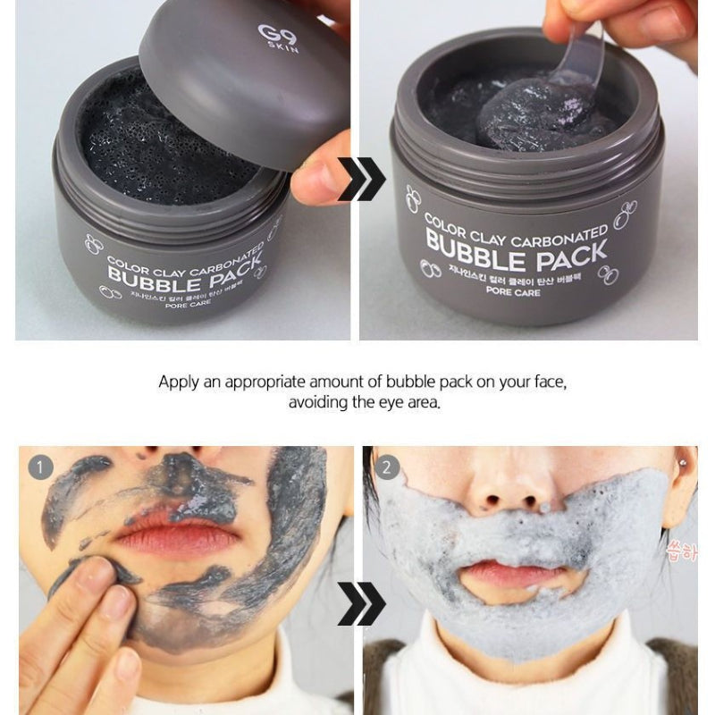 Color Clay Carbonated Bubble Pack - koreanblossom