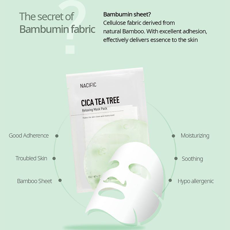 Cica Tea Tree Relaxing Mask - koreanblossom