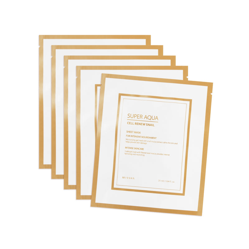 Super Aqua Cell Renew Snail Hydro Gel Mask - koreanblossom