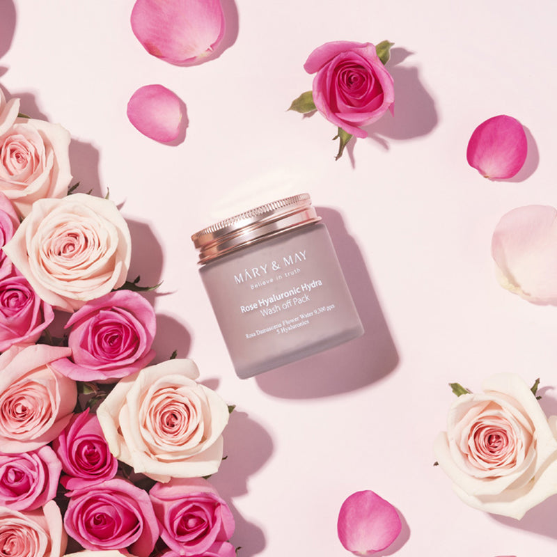Rose Hyaluronic Hydra Wash Off Pack - koreanblossom