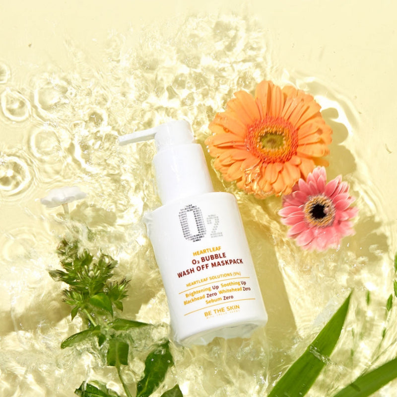 Heartleaf O2 Bubble Wash Off Mask Pack - koreanblossom