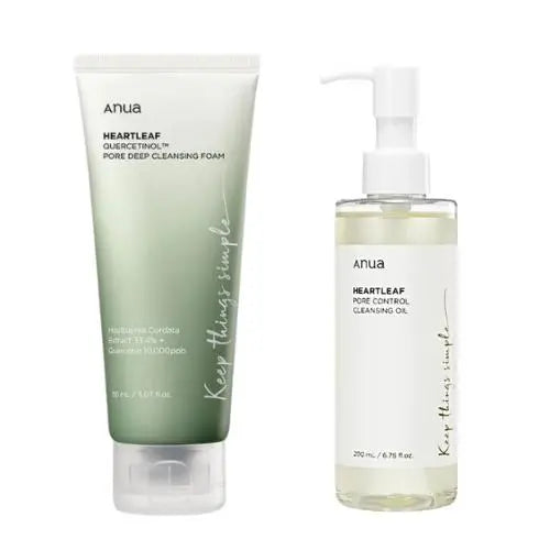 Heartleaf Double Cleansing Set - koreanblossom