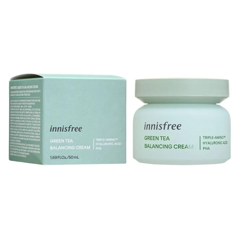 Innisfree Green Tea Balancing Cream - koreanblossom