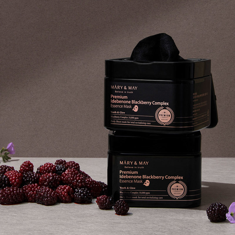 Premium Idebenone Blackberry Complex Essence Mask - koreanblossom