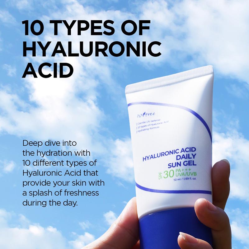 Hyaluronic Acid Daily Sun Gel SPF30 PA+++ - koreanblossom