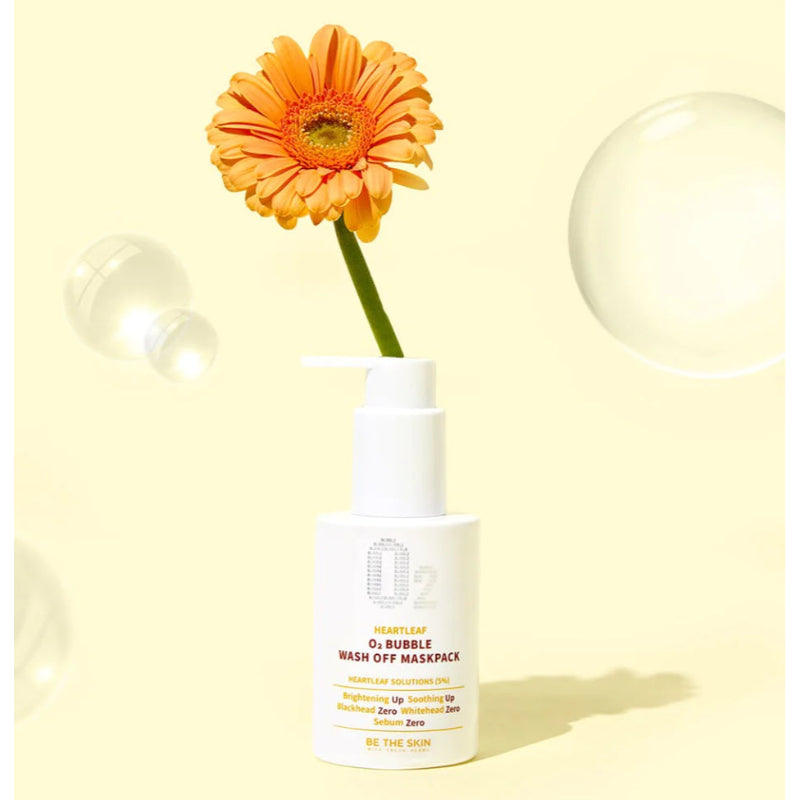 Heartleaf O2 Bubble Wash Off Mask Pack - koreanblossom