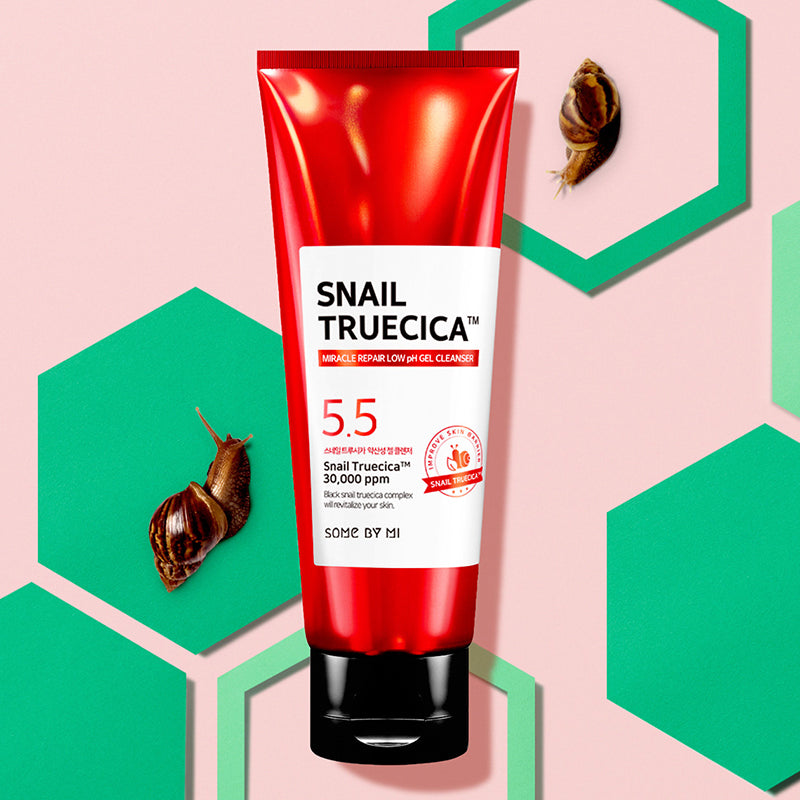 Snail Truecica Miracle Repair Low pH Gel Cleanser - koreanblossom